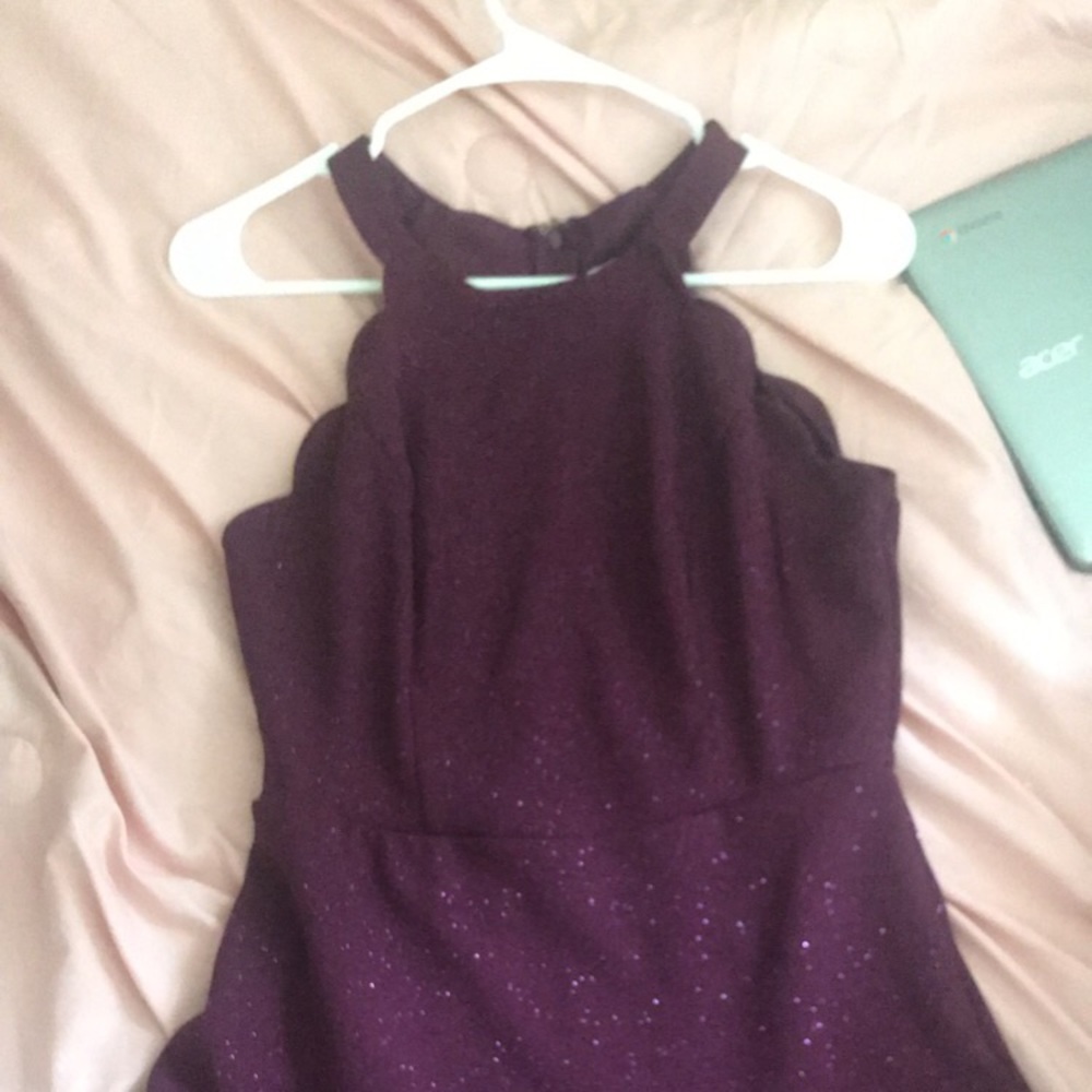 Purple prom dress